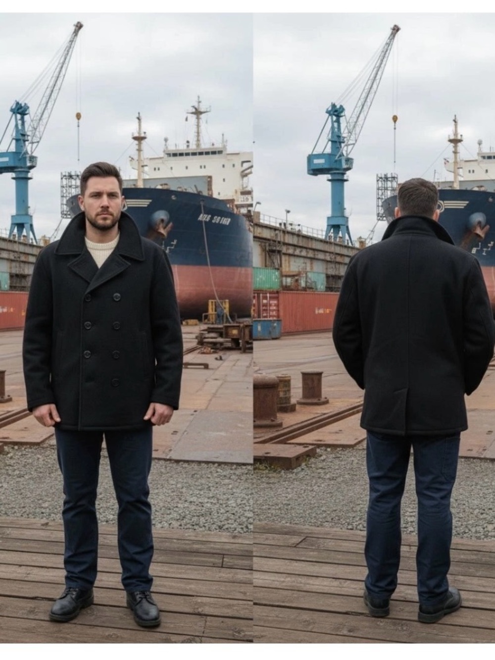Schott US 740N pea jacket